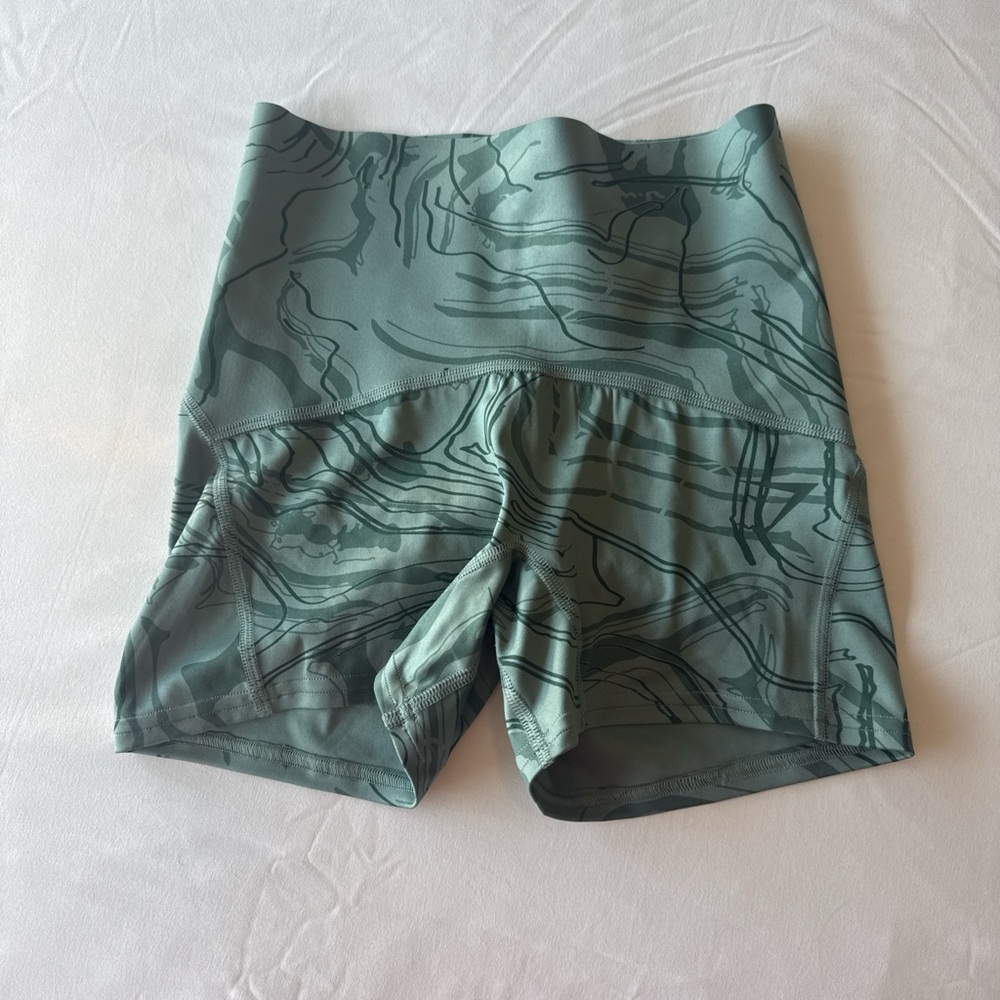 light green shorts from gymshark